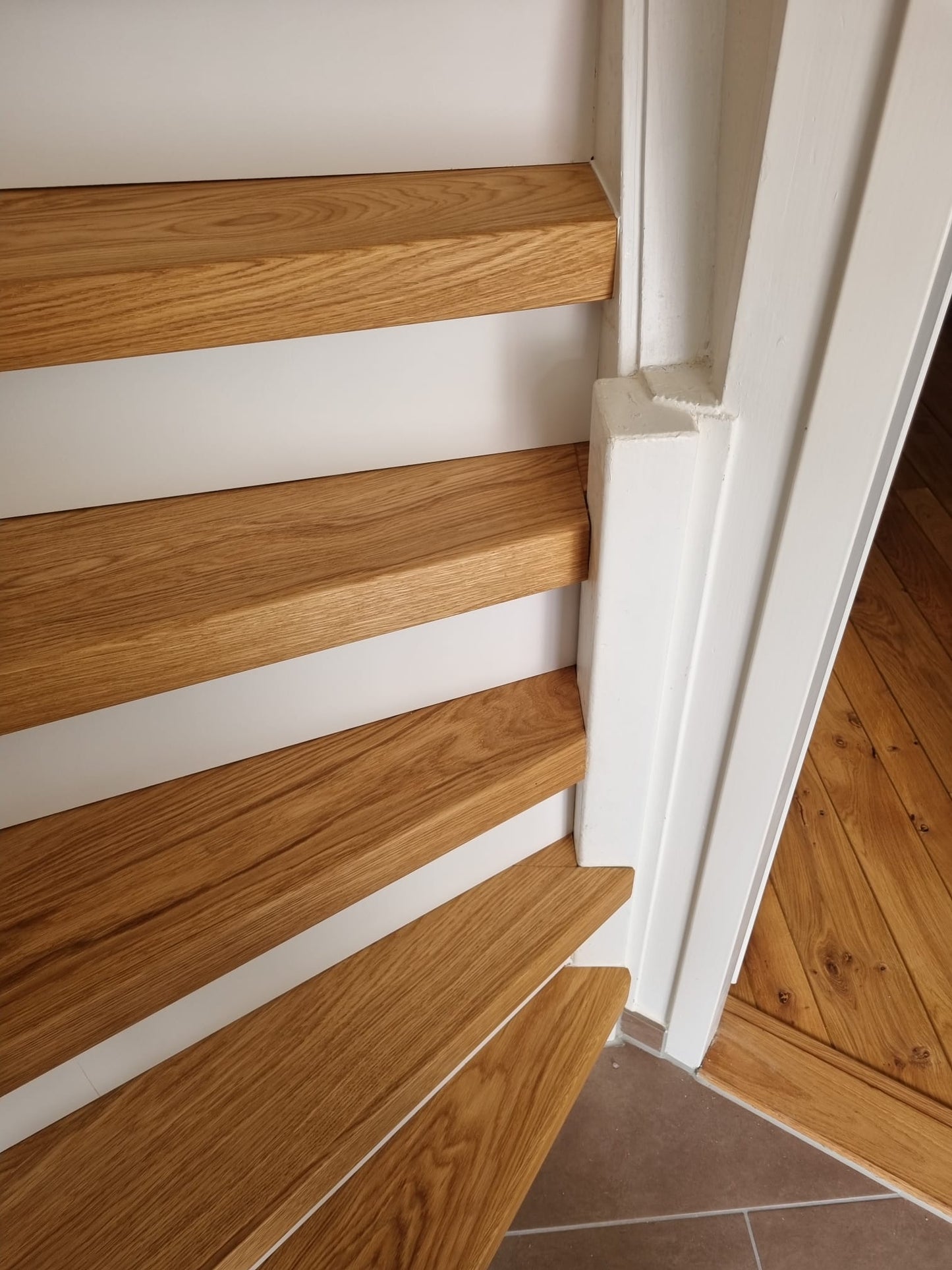 Trap Bekleden met Eiken Treden