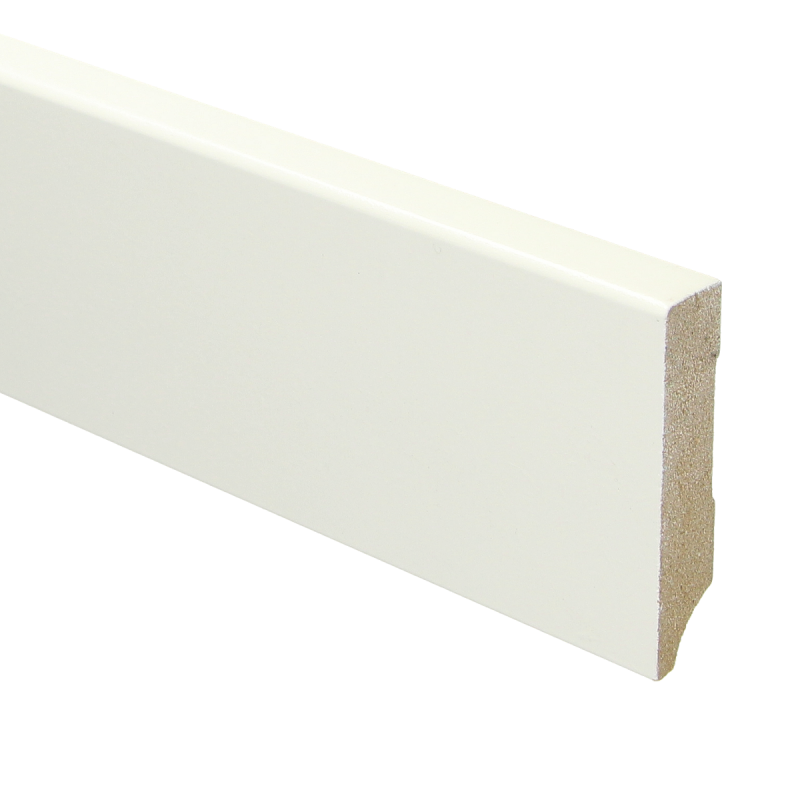 leveren MDF Moderne plinten voorgelakt RAL 9010