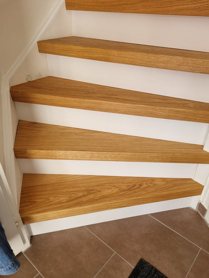 Trap Bekleden met Eiken Treden