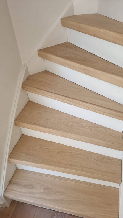 Trap Bekleden met Eiken Treden