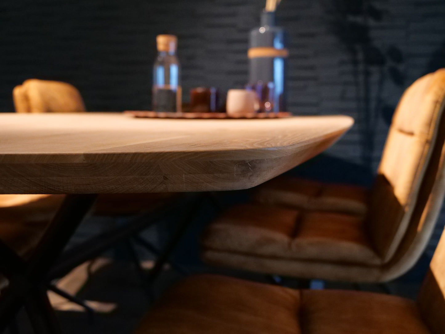 Boomstam tafels op kleur