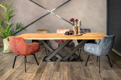 Boomstam tafels op kleur
